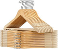 SONGMICS Wooden Hangers, 20-Pack Wood Hangers with Velvet Surface by SONGMICSbySONGMICSHOME