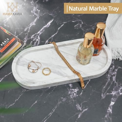 Oval Bathroom Vanity Tray，Large Natural Stone Tray - Image 2
