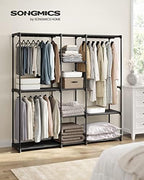 SONGMICS Portable Closet, Storage Organizer, 71.7 x 16.9 x 71.7 Inches - Image 2