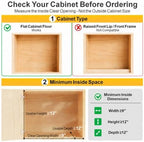 iSPECLE Pull Out Spice Rack - 2 Pack Spice Organization for Cabinet - Image 2