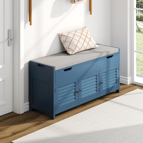 ChooChoo Shoe Storage Bench with Lift Top Storage & Cushioned Seats by ChooChoo