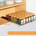RCHYFEED Pull Out Spice Rack Organizer, 12.5" Wx10.5 Dx2.5 H - Image 4