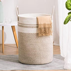 YOUDENOVA Woven Laundry Hamper Basket, 100L Tall Laundry Basket by YOUDENOVA