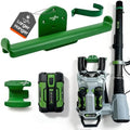 Backpack Blower Rack with Tube Hook,Backpack Blower& Battery Holder for EGO by OSROENE