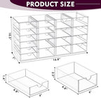 Acrylic Makeup Organizer with 19 Drawers,Storage Drawer Organizer - Image 3