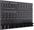 INCLY 48x36 Inch Metal Peg Board Kit 1/4" Pegboard Hooks Accessories by INCLY
