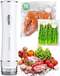 Mehomeli Compact Handheld Vacuum Sealer for Food with 10 Reusable Bags by Mehomeli