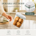 6-Piece Airtight Food Storage Containers, Clear Stackable Pop Lid - Image 4