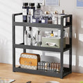 Bathroom Counter Organizer, 3-Tier Bathroom Shelf for Bathroom Kitchen Bedroom,Ideal for Organizing Cosmetics, Perfumes, Soaps, Lotions, and More(Black) by kaileyouxiangongsi