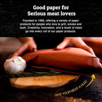 Meat Hugger Natural Freezer Paper Dispenser Roll - Poly Coated Moisture Resistant Freezer Paper for Meat Wrapping - Freezer Burn Resistant - 17.25 inch by 175 feet - Image 7