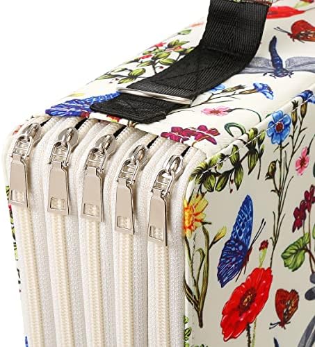 480 Slots Pencil Case, 5-Layer Organizer with Shoulder Strap - Image 4