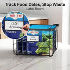 iSPECLE Freezer Organizer Bins - Stackable for 3.5 Cu.ft Freezer, 3 Pack - Image 6