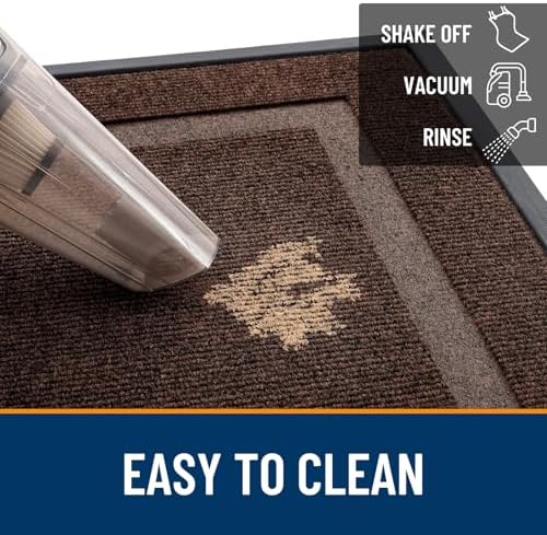 OLANLY Front Door Mat Outside 59x30, All-Season Heavy-Duty Rubber Doormat - Image 6