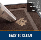 OLANLY Front Door Mat Outside 47x32, All-Season Heavy-Duty Rubber Doormat - Image 6