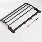 BESy Towel Racks with Foldable Towel Bar Hooks Wall Mount Oil Rubbed Bronze - Image 5