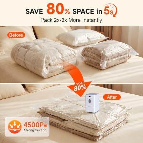 KAIX Electric Vacuum Storage Bags for Suitcase (15 Combo Set) - Image 4