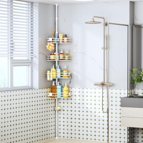 HapiRm Corner Shower Caddy Organizer - Shower Rack with Toothbrush Holder - Image 7