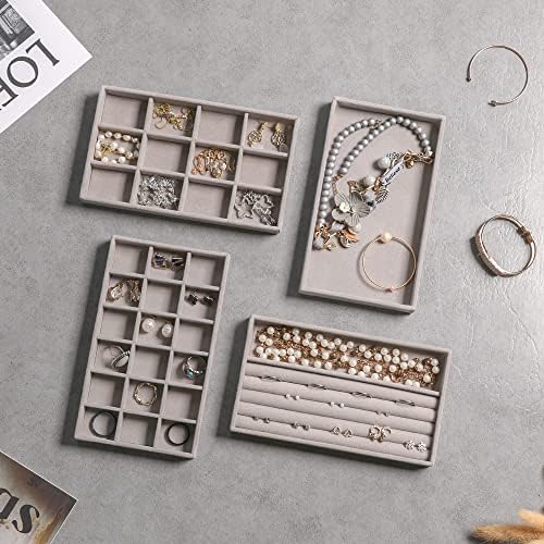 Frebeauty Jewelry Trays for Drawer,Set of 9 Jewelry Organizer and Storage - Image 5