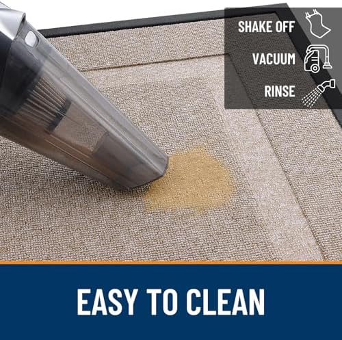 OLANLY Front Door Mat Outside 59x34, All-Season Heavy-Duty Rubber Doormat - Image 5