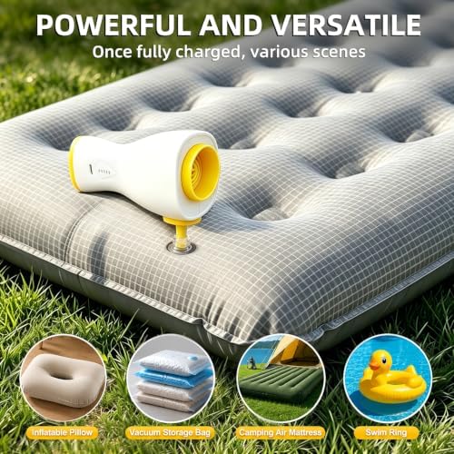 12 Pack Vacuum Compression Bags with 2‑in‑1 Rechargeable Air Pump - Image 2