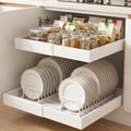 DOMNIU 2 Pack Pull Out Cabinet Organizers Expandable Width (12.4''-20.27'') by DOMNIU
