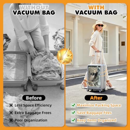 15 Pack Vacuum Storage Bags, Vacuum Seal Bags for Travel - Image 5