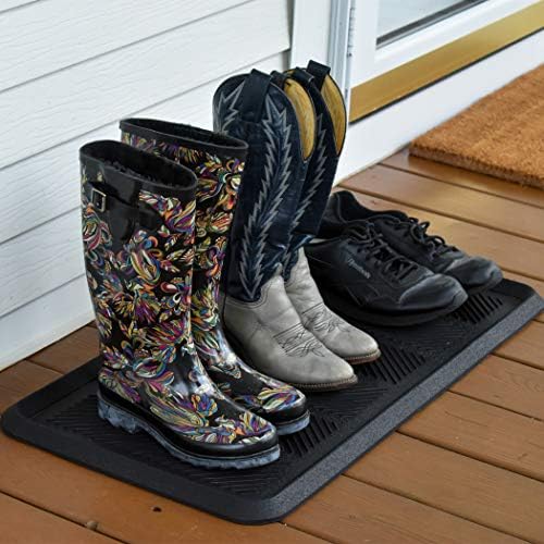 SafetyCare Rubber Shoe & Boot Tray - Multi-Purpose - 32 x 16 Inches - 6 Mats - Image 5