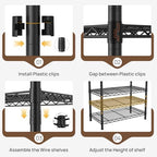 Golpart Heavy Duty Rolling Clothes Rack Wheels Portable Metal Garment Rack - Image 6