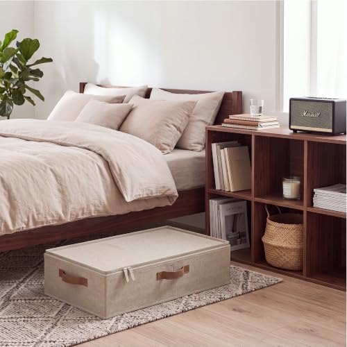 StorageWorks 5 Inch Low Profile Under Bed Clothes Storage Bins with Lids - Image 5