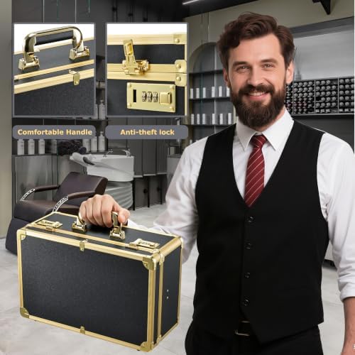 Professional Barber Tool Case & Hair Clipper Organizer with Barber Tray - Image 5