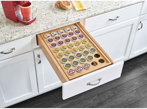 Rev-A-Shelf 15 Inch 2 Tiered Cutlery and Utensil Pullout Drawer Organizer with KCUP Tray and Soft-Close Slides, 4WTCD-18HSC-KCUP-1 - Image 4
