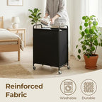GRANNY SAYS Laundry Hamper, Large Cart with Wheels and Handles, Black, 110L - Image 4