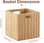 Paper Rope Storage Baskets Set (2, Natural) - Image 2