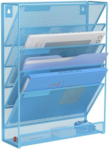 Kuntine.B Wall File Organizer Office Hanging Magazine Holder Wall File Organizer for Office Home by KuntineB