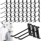 60 Pcs Gridwall Hooks, 6 Inch Grid Wall Hook Display for Gridwall Panels by BIOBUBANA