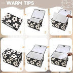 Stackable Clothes Storage Bins with Lids 3 Pack - Image 3