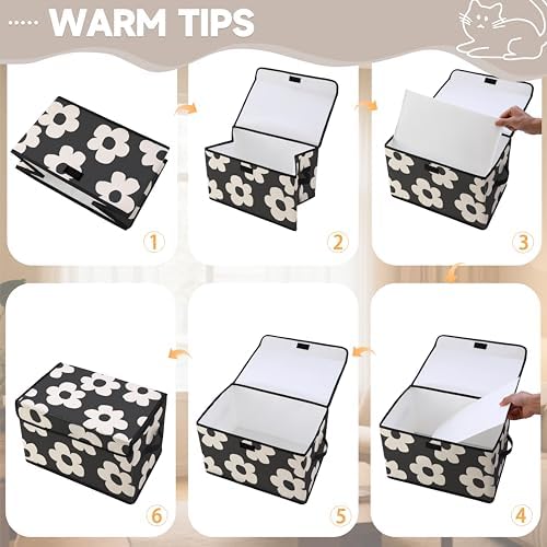 Stackable Clothes Storage Bins with Lids 3 Pack - Image 3