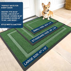 OLANLY Front Door Mat Outside 59x23, All-Season Heavy-Duty Rubber Doormat - Image 2