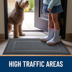 OLANLY Front Door Mat Outside 71x23, All-Season Heavy-Duty Rubber Doormat - Image 6