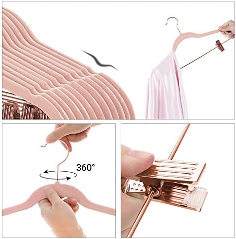 SONGMICS 24 Pack Pants Hangers, 16.7 Inch, Heavy-Duty, Non-Slip - Image 3