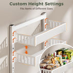 POKIPO 8-Tier Over the Door Pantry Organizer, 2 IN 1 Wall Mount or Hanging Spice Rack with Adjustable Raised Basket, Heavy Duty Back of Door Storage for Kitchen Bathroom Laundry Room - Image 4