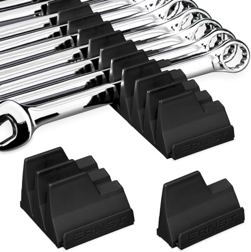 Ernst Manufacturing Wrench Pro - Modular Wrench Organizer for 40 Wrenches with Anti-Slip Cleats (Patented) - Made in the USA by ErnstManufacturingInc
