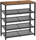 VASAGLE 5-Tier Shoe Rack, Adjustable, Freestanding by VASAGLEbySONGMICSHOME