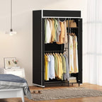 Garvee Heavy Duty Clothes Rack with Cover - Image 3