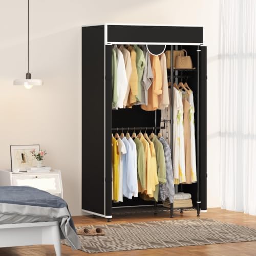 Garvee Heavy Duty Clothes Rack with Cover - Image 3
