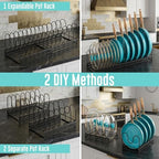 Pots and Pans Organizer Rack for Under Cabinet - Image 4