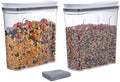 Cereal Containers Storage Set, Airtight Food Storage Container with Lid 3.5L,2PCS BPA-FREE Plastic Pantry Organization Canisters for Rice Cereal Flour Sugar Dry Food in Kitchen… by FreshKeeper