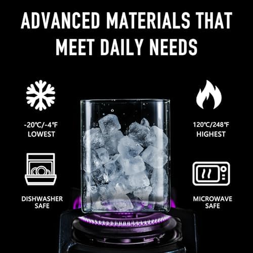 D2scrma 37oz/1.2Qt Rectangle Glass Storage Containers with Lids 4-Pack - Image 5