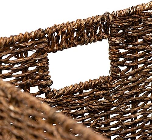 Foldable Storage Basket with Iron Wire Frame By Trademark Innovations (Set of 4) - Image 6