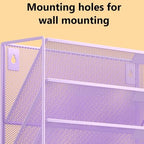 Kuntine.B Wall File Organizer Office Hanging Magazine Holder Wall File Organizer for Office Home - Image 4